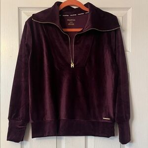 Halston Heritage Burgundy Pullover